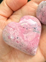 [Rare] Peruvian Pastel Pink Rhodonite Hearts