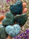 Moss Agate Hearts | growth & rejuvenation