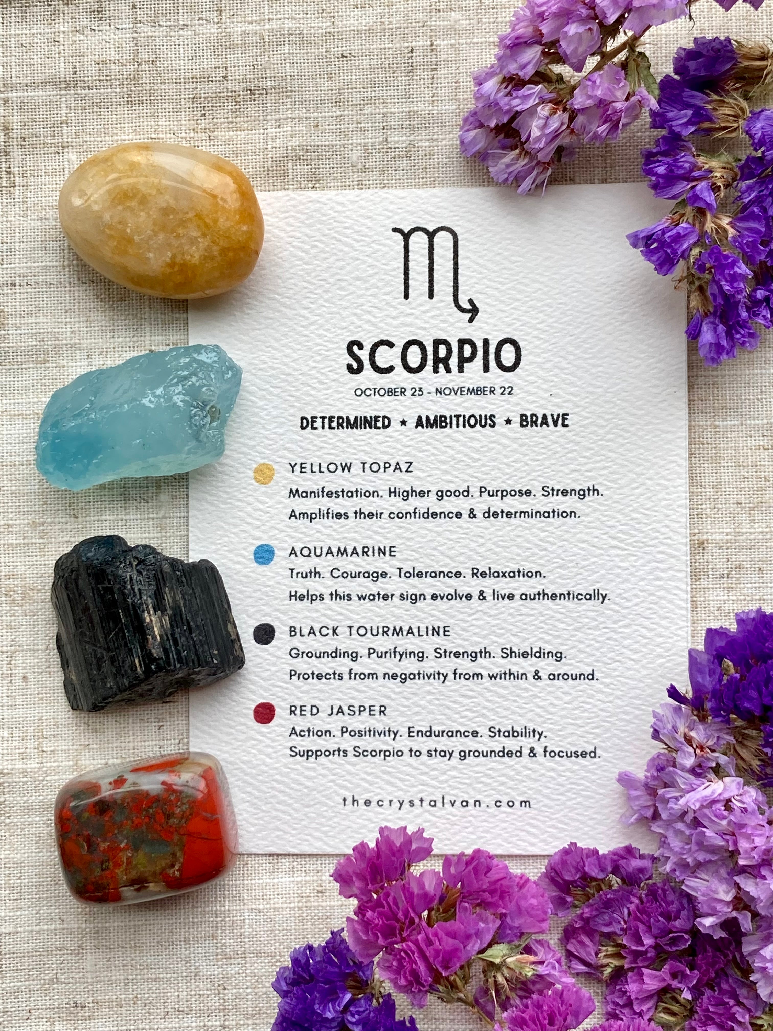 Scorpio Birthstone November Birthstone Crystal Scorpio Birthstone
