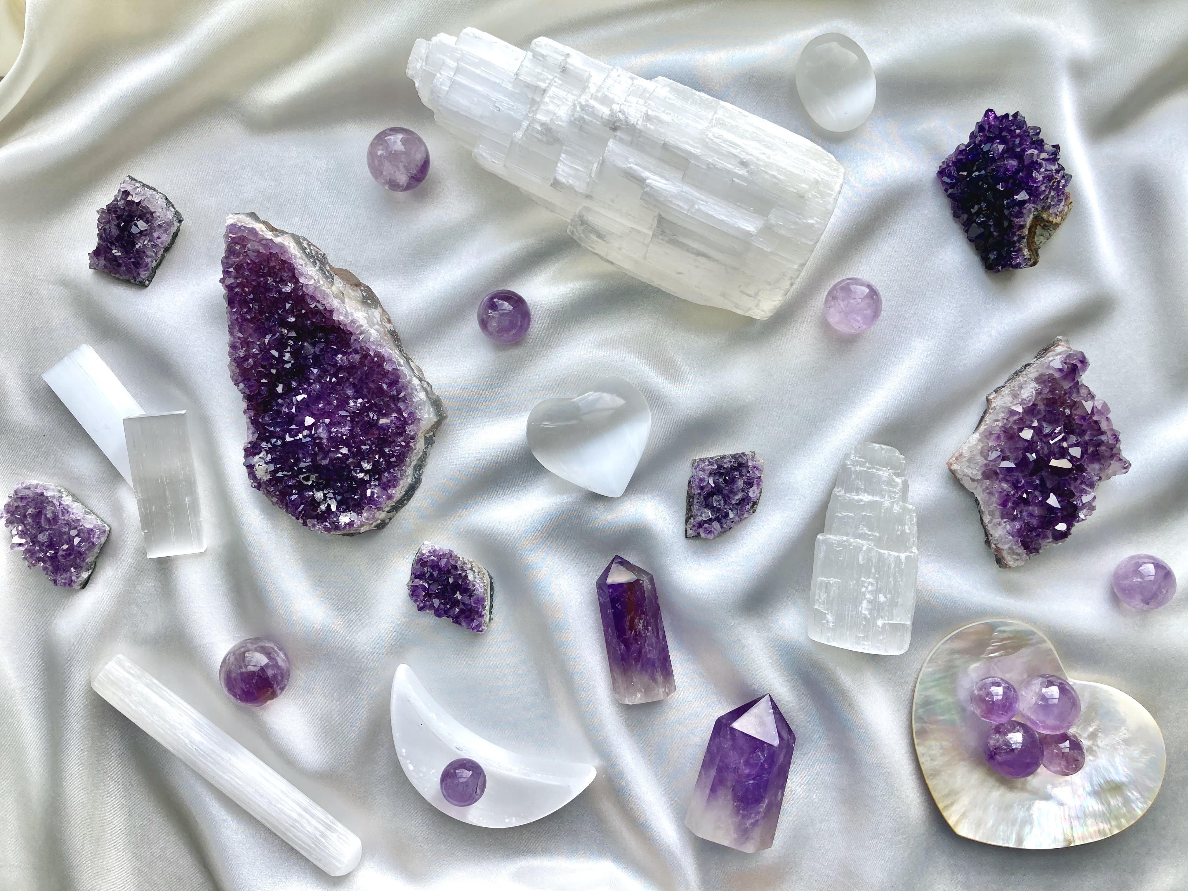 How to cleanse crystals and your space 