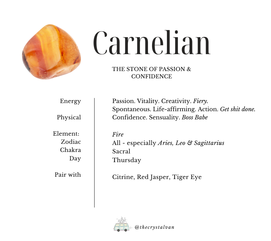 Carnelian - The Stone of Passion & Awakening Your Fire