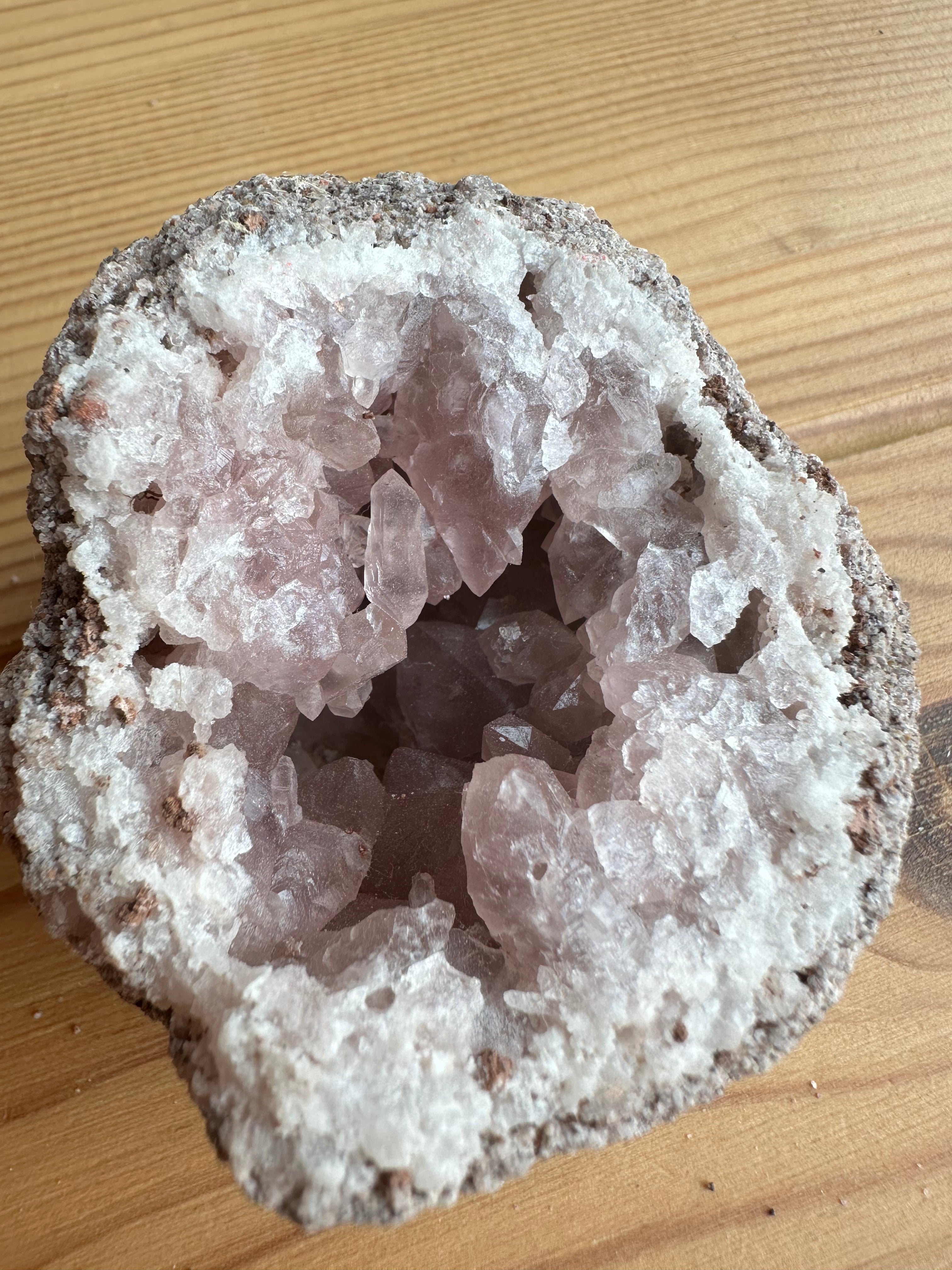 Brazil Pink Amethyst Geode | harmony & divine feminine – The Crystal Van