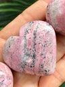 [Rare] Peruvian Pastel Pink Rhodonite Hearts