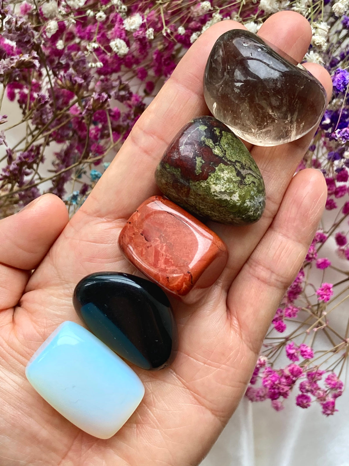 Emf Rocks Down-to-Earth - Grounding & EMF Protection Crystal Kit | bloodstone,re ...