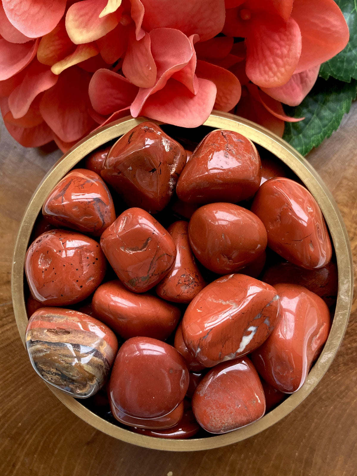 Red Jasper Tumbles - thecrystalvan