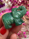 Elephant Carvings | green aventurine, rose quartz, yellow agate. tiger eye, sunstone