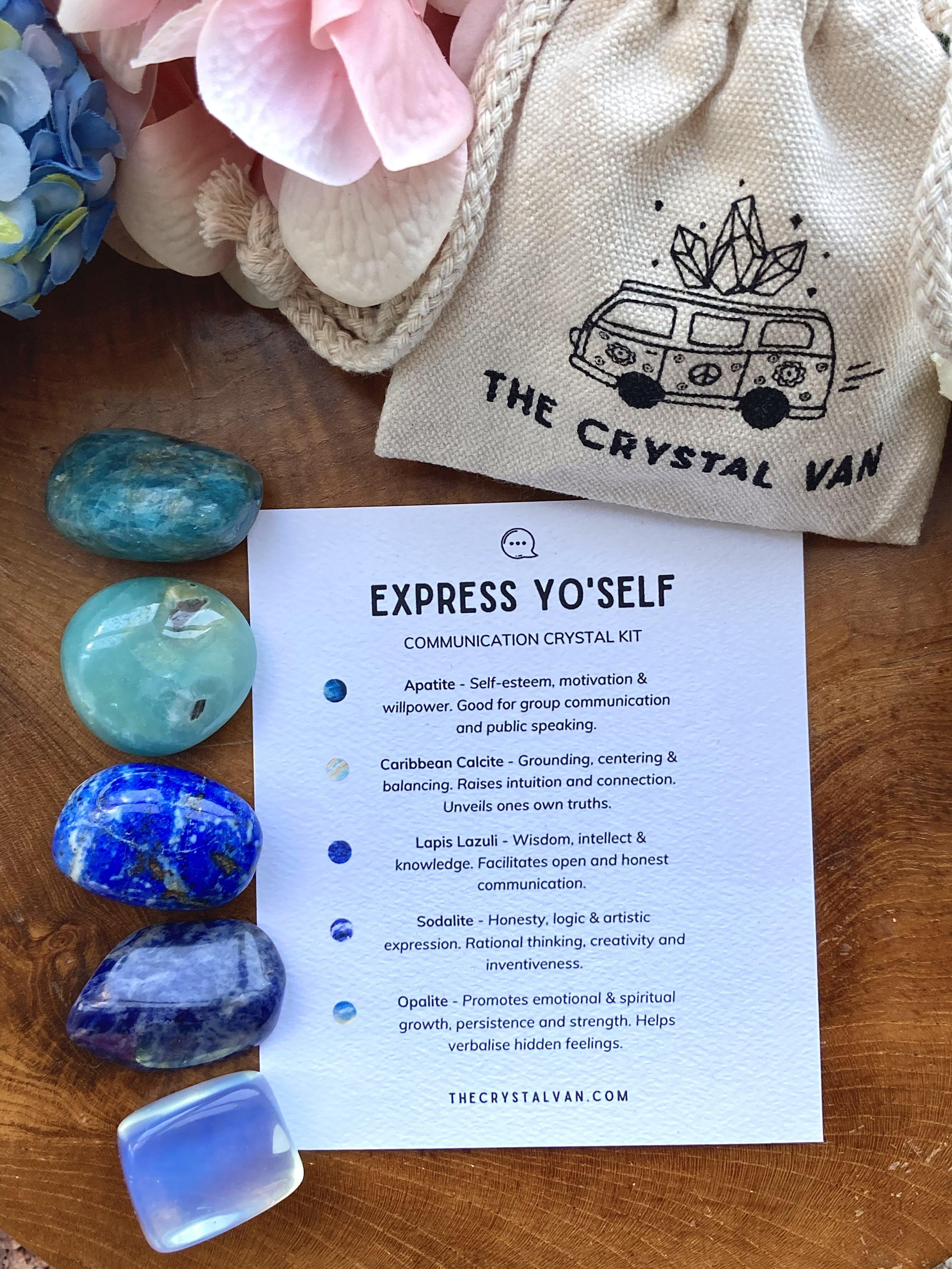 Express Yo'self - Communication Crystal Kit - thecrystalvan