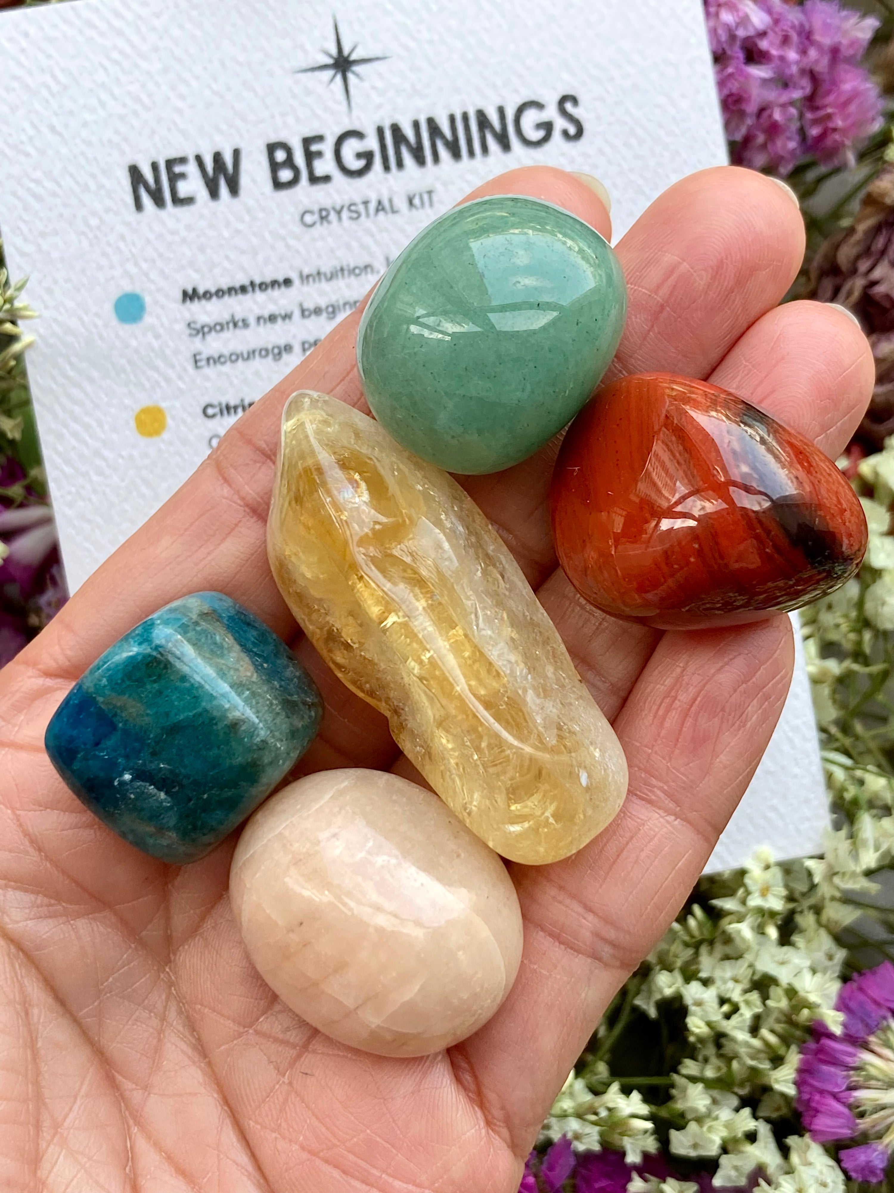 Healing Crystals Kit, Anxiety Crystals, Crystals set - Magic Crystals